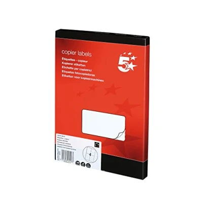 Image of 5 Star Multifunction labels 4per Sheet 105x148mm [ 400 Labels]
