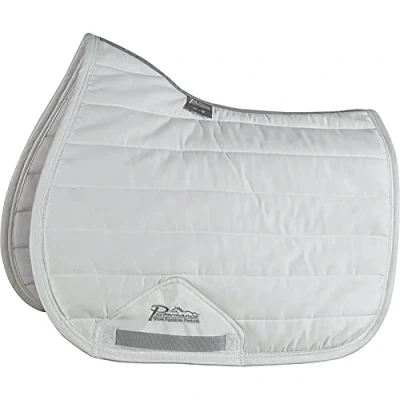 Image of Shires Performance Suede High Wither Comfort Saddle Pad Pony/Cob White