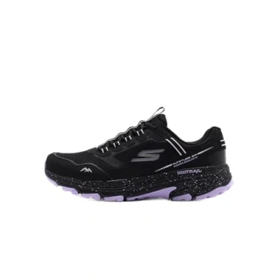 Image of Skechers GO RUN Trail Altitude 2.0 Trainers, Women&#039;s, Size: 6, Black/lavender Leather and textile