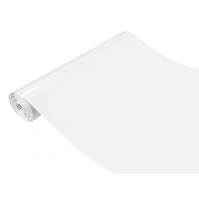 Image of d c fix® 200 8041 Sticky Back Plastic Self Adhesive Vinyl Wrap Glossy White 67.5cm x 1m