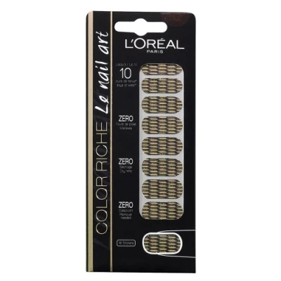 Image of L&#039;Oréal Paris Color Riche Nail Stickers 008 Or Lame