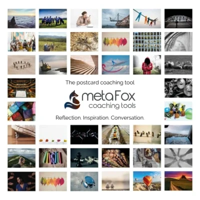 Image of metaFox Growing Together Postcards Pack 52 Cards for Coaching &amp; Team building