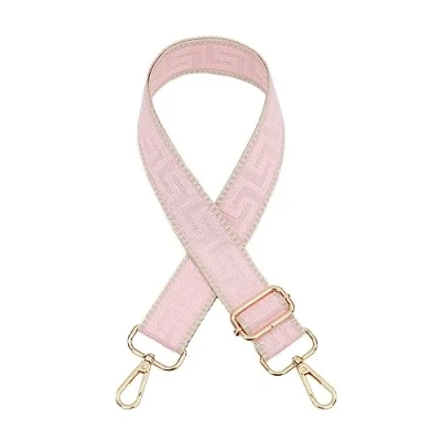 Image of Purse Strap Replacement Bag for Crossbody Handbags Women Adjustable Belt Bags Straps Accessories Shoulder (Color : Light pink, Size Gold b