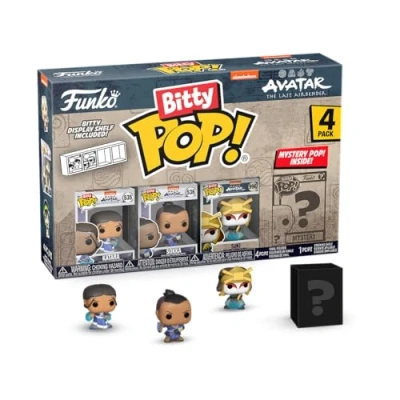 Image of Funko Bitty POP! Avatar: the Last Airbender and A Surprise Mystery Mini Figure 0.9 Inch (2.2 Cm) Collectable Stackable Display Shelf Included Gift Idea Party Bags Stocking Cake Topper