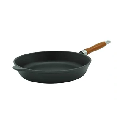 Image of Karl Kruger Rustica Cast Iron Series Pan,Black, 24 cm