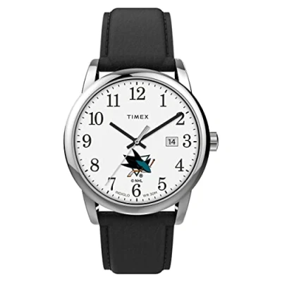 Image of Timex Men&#039;s NHL Easy Reader 38mm Watch, San Jose Sharks, Modern