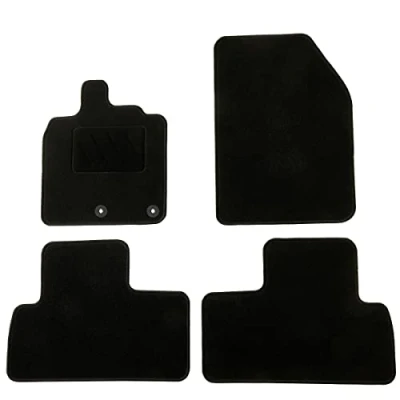 Image of DBS Car Mats Tailored for Scenic 3 (2009 2016) with Fixing Clips Anti Slip Floor 4 pieces