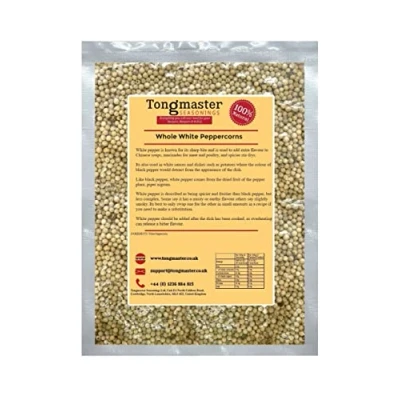 Image of Whole White Peppercorns (New Crop) 100g