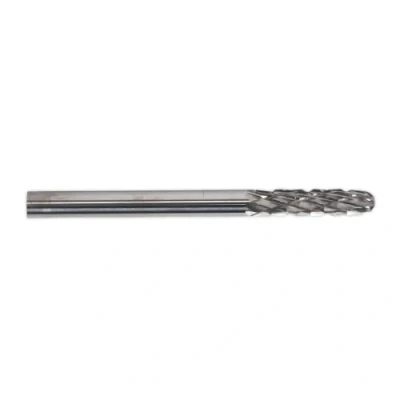 Image of Sealey Micro Carbide Burr Ball Nose Cylinder 3mm Pack of 3