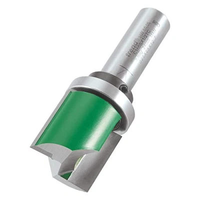 Image of Trend CraftPro Guided Profiler Router Cutter Bit, 1/2 Inch Shank, 25mm Cut Diameter &amp; Length, Tungsten Carbide Tipped, C166BX1/2TC, Black