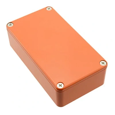 Image of Hammond Orange Diecast Enclosure 112 x 60 31mm 1590BOR Electronic Project Box