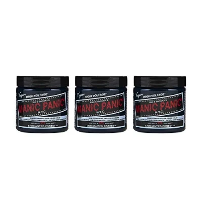Image of Manic Panic High Voltage Classic Cream Formula Semi Permanent Hair Colour, 118 ml (Enchanted Forest)