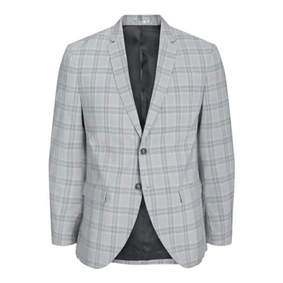 Image of JACK &amp; JONES Men&#039;s Jprfranco Check Blazer Sn Suit Jacket, Griffin, 44R