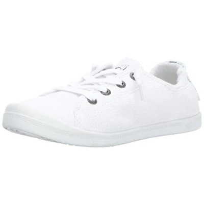 Image of Roxy Women&#039;s Rory Shoe Flat Sneaker, White, 5 UK