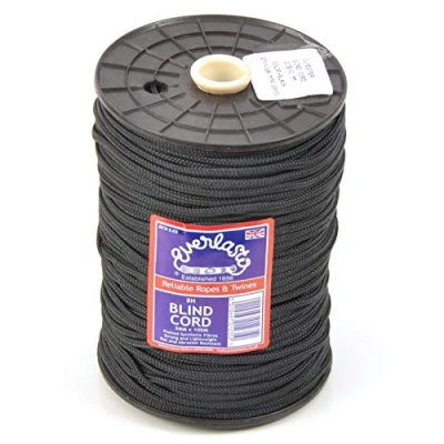 Image of Everlasto Black Nylon Blind Cord 2mm x 100M