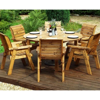 Image of Charles Taylor Six Seat Circular Set W2800 D2800 H980 Weight 130kg