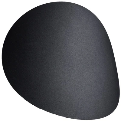 Image of Senses Flush Wall Lamp Black G9