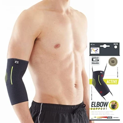Image of Neo G Elbow Support for Tennis, Golf, Sports, Tendonitis, Joint Pain Relief Tennis Golfers Brace Arm Multi Zone Compression Sleeve Breathable, Lightweight XL