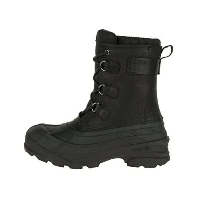 Image of Kamik Men&#039;s ALBORGPLUS WK0078 Snow Boot, Black BLK, 10 UK