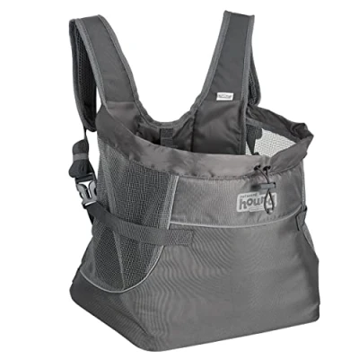 Image of Outward Hound PupPak Dog Front Carrier, Medium, Grey