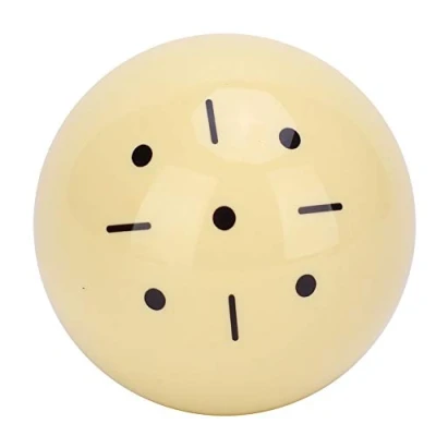 Image of Alomejor Billiard Pool Ball American British Snooker Dot Spot Crystal Standard Large Billiards Cue for Practice Training(52.5MM Snooker)
