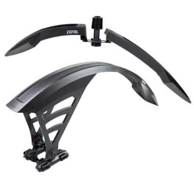 Image of ZEFAL Deflector RS75/FM60 Mudguard Set, Black, 27.5&quot; / 29&quot;