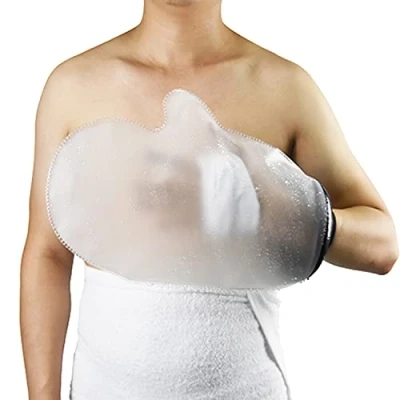 Image of Waterproof Hand Cast Cover Shower Protector Also for Wrist Plaster Bandage Hand, Reusable Keeps Dry
