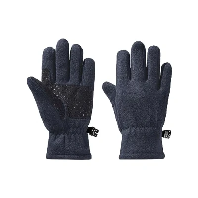 Image of Jack Wolfskin Unisex Children&#039;s Fleece Glove K Glove, night blue, 116, 116 cm