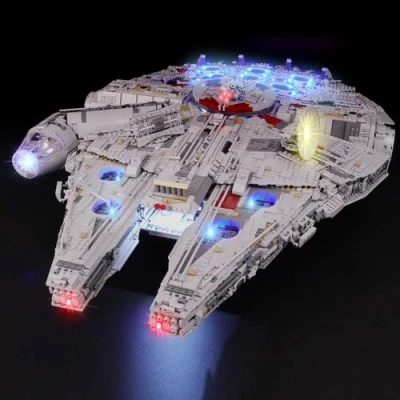 Image of BRIKSMAX Led Lighting Kit for Lego Star Wars Millennium Falcon Compatible with 75192 Building Blocks Model Not Include The Set