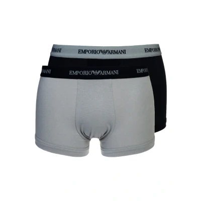 Image of Emporio Armani Men&#039;s 111210cc717 underwear, Grey/Marine, S UK