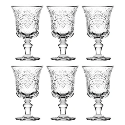 Image of La Rochere Wine Glass Footed Comport Verre A Vin Amboise Transparent 26cl 9 x 15 cm (Pack of 6)