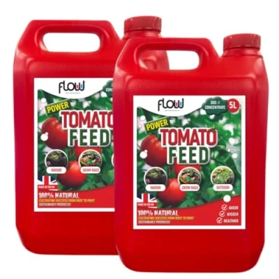 Image of Flow Power Tomato Liquid Feed 300:1 Concentration Vegetable Plant Food Growing Fertiliser (10 Litre)