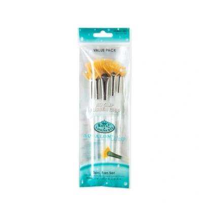 Image of Royal and Langnickel Aqualon Wisp Fan Brush Set (Pack of 5)