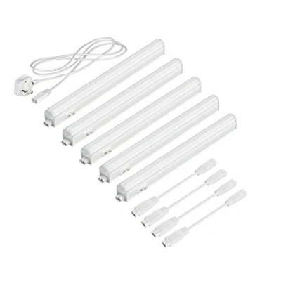 Image of Parlat LED Under Cabinet luminaires Rigel, 31.3cm Each, 445lm White, Set of 5, BS