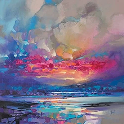Image of Art Group (Quantum Skye Canvas Print, Multi colour, 85 x cm