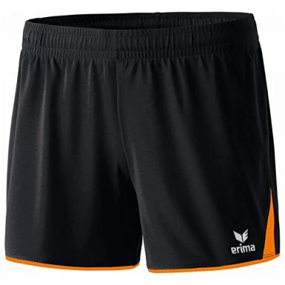 Image of Erima Women&#039;s Classic 5 c Shorts Black/Orange