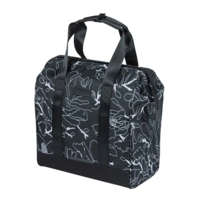 Image of Basil Shopper Bag, Black, 34.5 x 19 35.5 cm