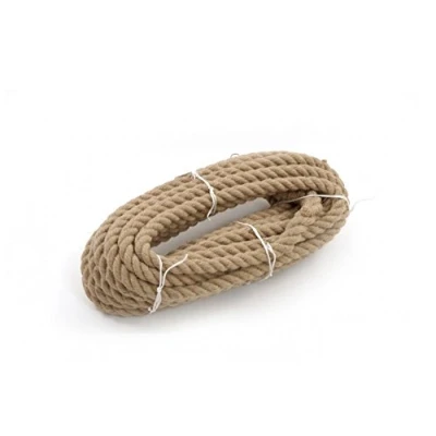 Image of Natural Jute Rope 20mm / 10m Twisted Garden Cord Boating Decking String