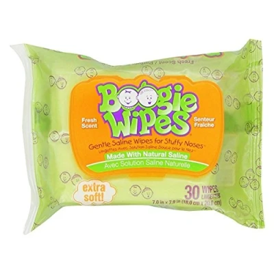 Image of Boogie Wipes Gentle Saline For Stuffy Noses™ Fresh Scent 30