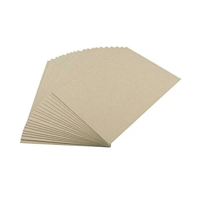 Image of House of Card &amp; Paper Grey Kraft Board 1500micron 945gsm 8&quot; x 15 Sheets per Pack, HCP482