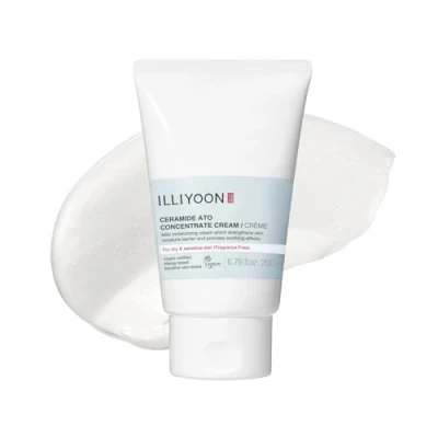 Image of ILLIYOON Ceramide Ato Concentrate Cream (200ml, 6.76 Fl Oz) Moisturizer for Dry&amp;Sensitive Skin, 100hr Hydration, Restoring Skin Barrier Gentle Infants and Adults Vegan Fragrance Free
