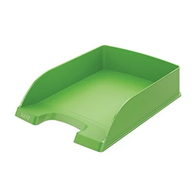 Image of Leitz Plus Letter Tray 70 mm Pack of 5 Height light green