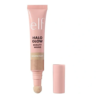 Image of e.l.f. Halo Glow Highlight Beauty Wand, Liquid Highlighter Wand For Luminous, Glowing Skin, Buildable Formula, Vegan &amp; Cruelty free, Champagne Campaign