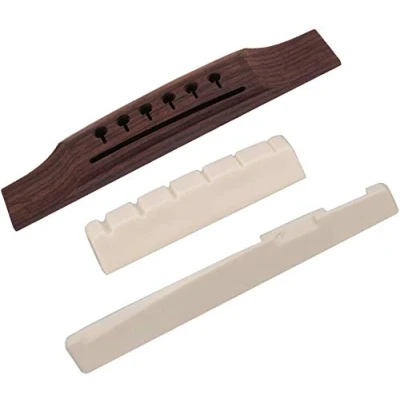 Image of Left Handed Acoustic Guitars Bridge and Nut Saddle Luthier Tool