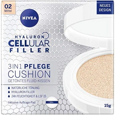 Image of Nivea 3 in 1 Anti Age Care Cushion for Natural Tinting and Moisture
