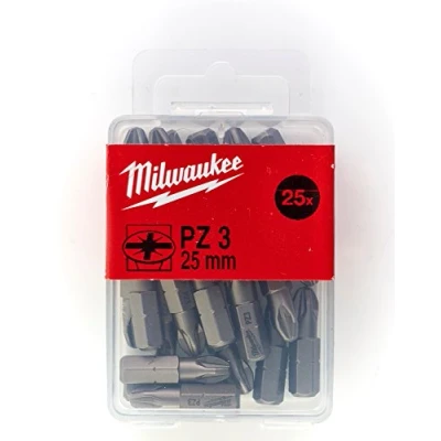 Image of Milwaukee Screwdriver Bit Bulk Pack/25 mm