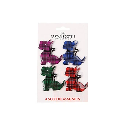 Image of Scottish Multi Piper,Sheep,Nessie, Scottie and Highland Cow Magnet Sets (Purple)