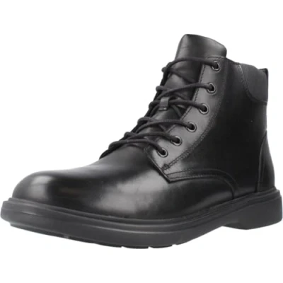 Image of Geox Men&#039;s U Ottavio Ankle Boot, Black, 9 UK