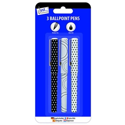 Image of 2x Ball Point Black Pen