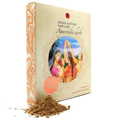 Image of Ayurvedic Herbs for Healthy Hair Fresh &amp; Pure Organic 200g Indian Natural Care